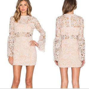 Endless Rose Light Pink Lace Dress